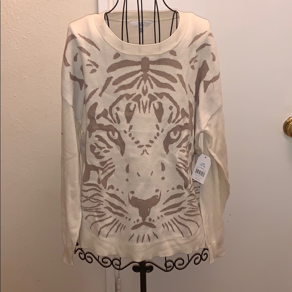 Tru | Sweaters | Tiger Sweater | Poshmark